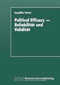 Political Efficacy - Reliabilitat und Validitat