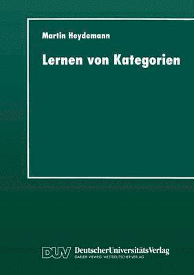 Lernen Von Kategorien, Häftad