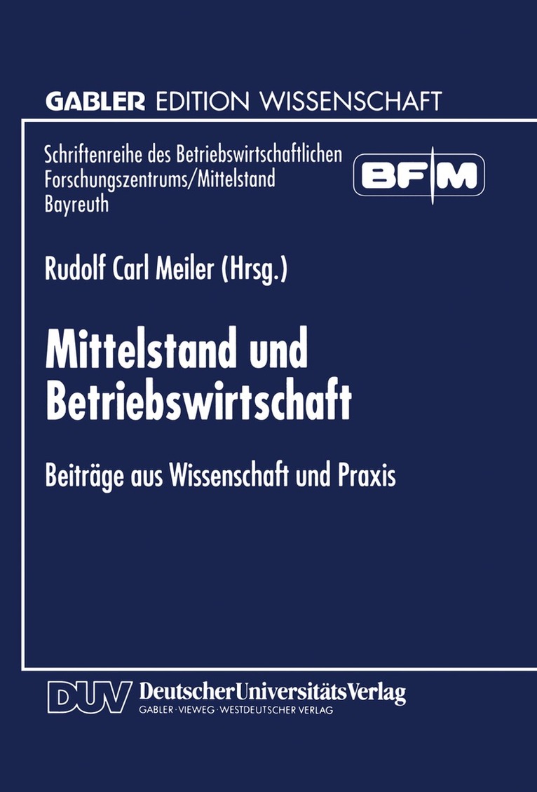 Rudolf Carl Meiler - Mittelstand und Betriebswirtschaft, Häftad