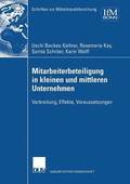 Mitarbeiterbeteiligung in Kleinen Und Mittleren Unternehmen: Verbreitung, Effekte, Voraussetzungen