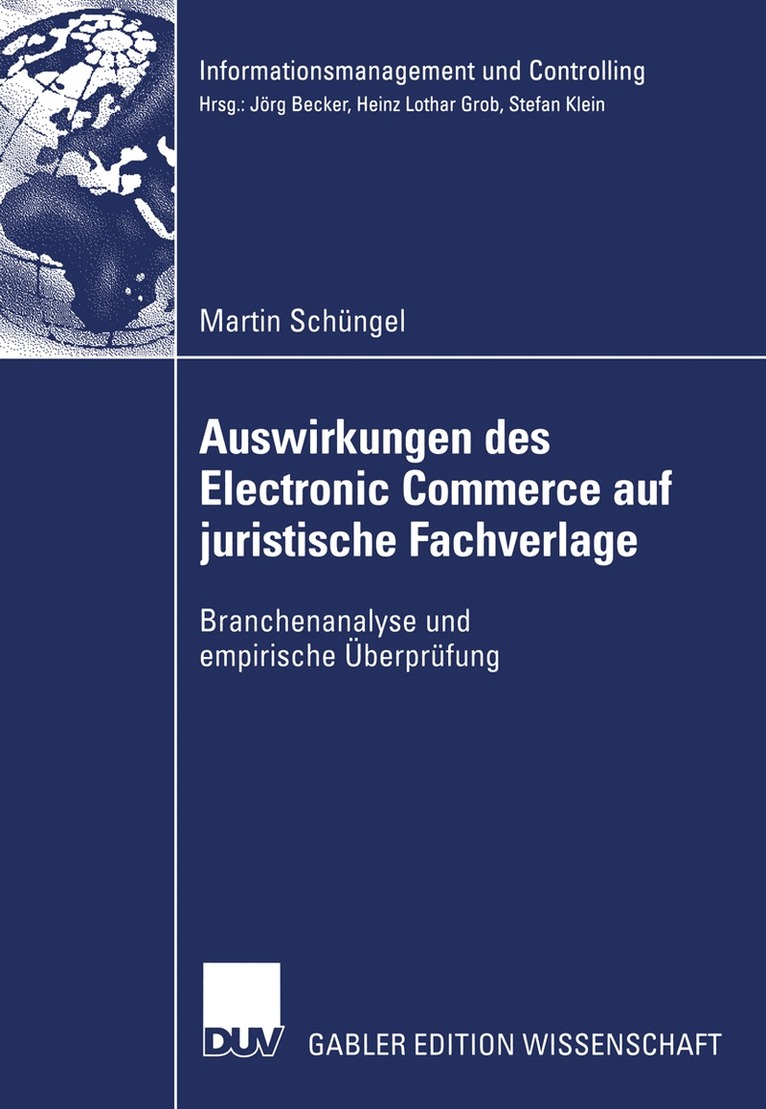 Martin Schüngel - Auswirkungen des Electronic Commerce auf juristische Fachverlage, Häftad