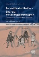 De iustitia distributiva - Über die Verteilungsgerechtigkeit