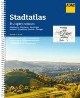 ADAC Stadtatlas Stuttgart, Heilbronn 1:20.000, Häftad