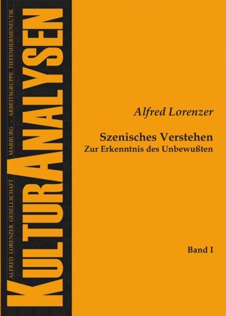 Alfred Lorenzer - Szenisches Verstehen, E-bok