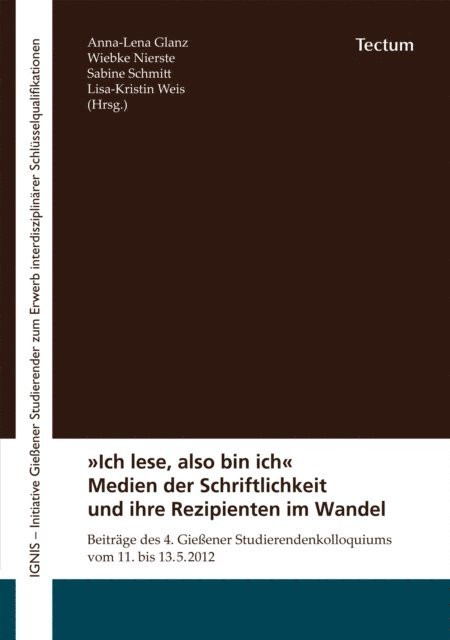Lisa-Kristin Weis, Sabine Schmitt, Wiebke Nierste, Anna-Lena Glanz - "Ich lese, also bin ich", E-bok