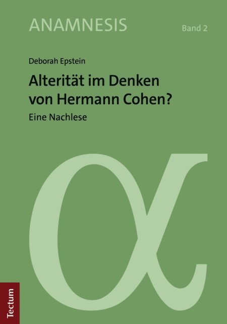 Deborah Epstein - Alterität im Denken von Hermann Cohen?, E-bok. Tillgänglighet: Lägg i varukorg