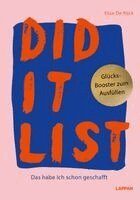 Elise de Rijck - DID IT LIST, Inbunden