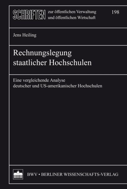Jens Heiling - Rechnungslegung staatlicher Hochschulen, E-bok