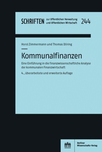 Thomas Doring, Horst Zimmermann - Kommunalfinanzen, E-bok