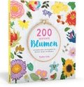 200 gestickte Blumen