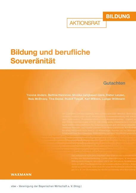 vbw - Vereinigung der Bayerischen Wirtschaft e. V. - Bildung und berufliche Souveränität, Häftad. Tillgänglighet: Lägg i varukorg