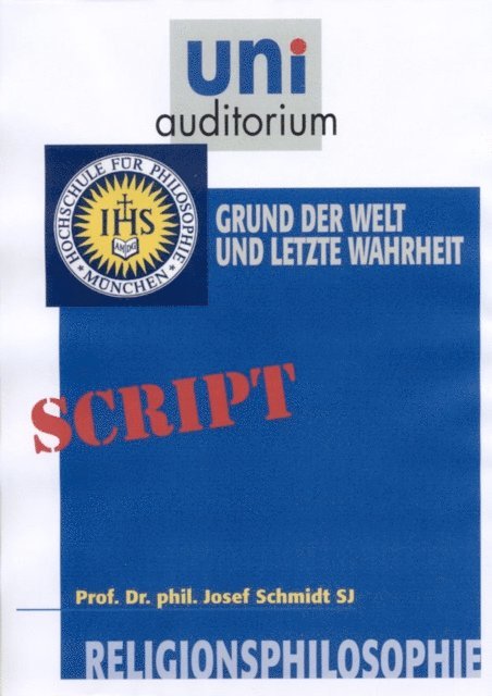 Josef Schmidt - Religionsphilosophie, Teil 2, E-bok