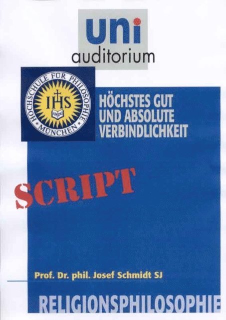 Josef Schmidt - Religionsphilosophie, Teil 3, E-bok