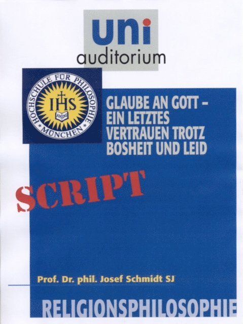 Josef Schmidt - Religionsphilosophie, Teil 6, E-bok
