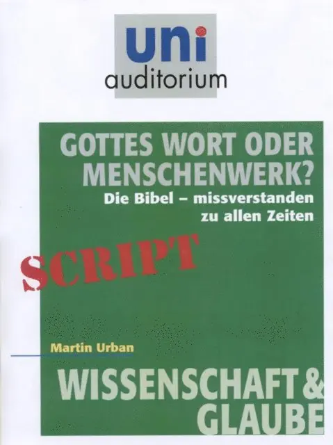Martin Urban - Gottes Wort oder Menschenwerk?, E-bok. Tillgänglighet: Lägg i varukorg