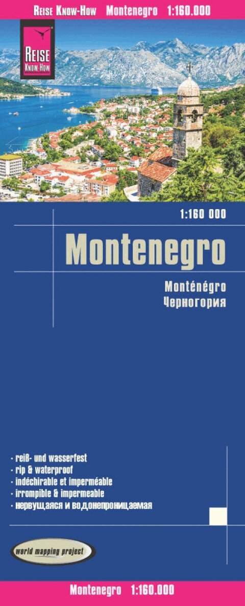 Reise Know How, Reise Know-How Verlag Peter Rump - Montenegro (1:160.000), Övrigt