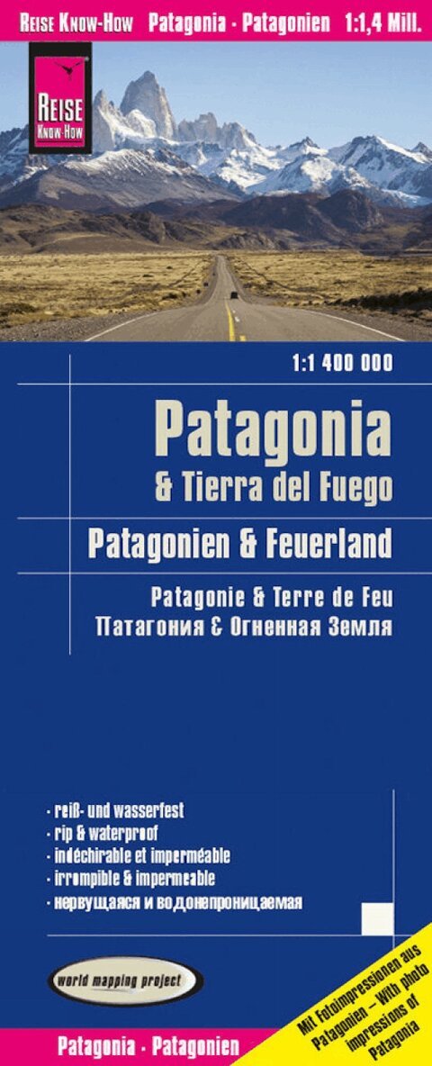 Reise Know How, Reise Know-How Verlag Peter Rump - Patagonia, Tierra del Fuego (1:1.400.000), Övrigt. Tillgänglighet: Lägg i varukorg