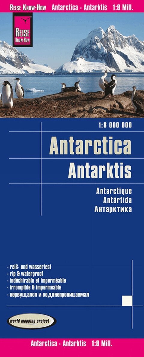 Reise Know How, Reise Know-How Verlag Peter Rump - Antarctica (1:8.000.000). Tillgänglighet: Lägg i varukorg