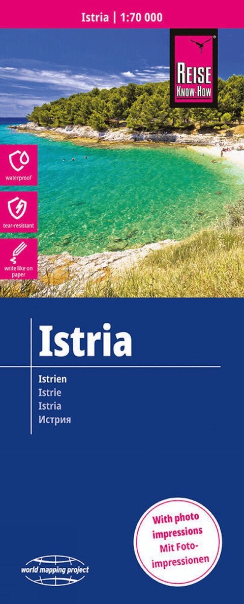 Reise Know How, Reise Know-How Verlag Peter Rump - Istria (1:70.000). Tillgänglighet: Lägg i varukorg