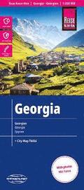 Georgie Map including Tbilisi city map