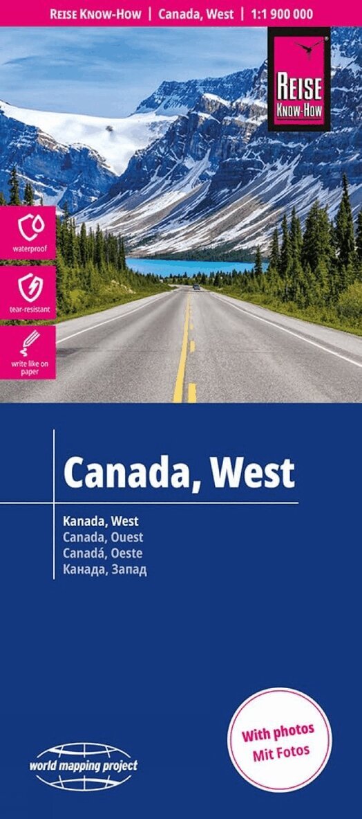 Reise Know How - West Canada (1:1.900.000), Övrigt