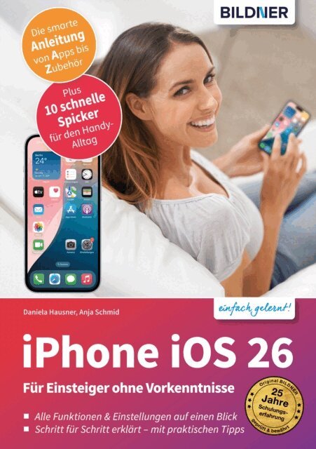 Anja Schmid, Daniela Hausner - iPhone iOS 26, E-bok