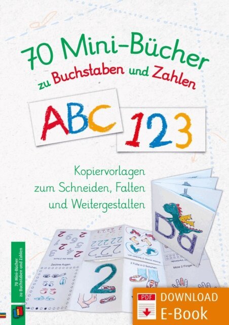 Redaktionsteam Verlag an der Ruhr - 70 Mini-Bucher zu Buchstaben und Zahlen, E-bok