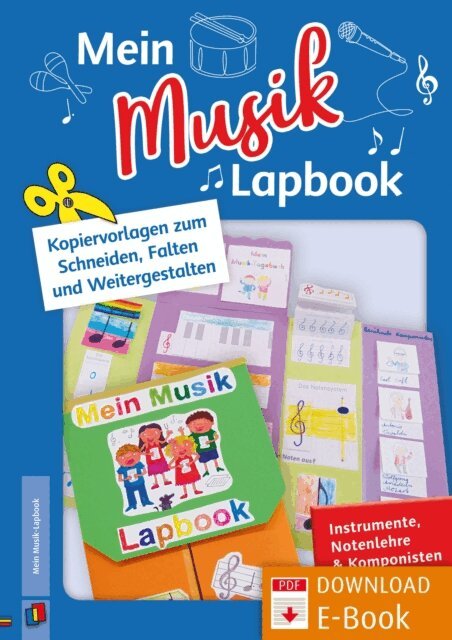 Doreen Blumhagen - Mein Musik-Lapbook - Instrumente, Notenlehre & Komponisten, E-bok