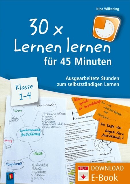 Nina Wilkening - 30 x Lernen lernen fur 45 Minuten - Klasse 1-4, E-bok