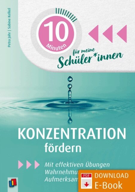 Sabine Kelkel, Petra Jahr - Konzentration fordern, E-bok