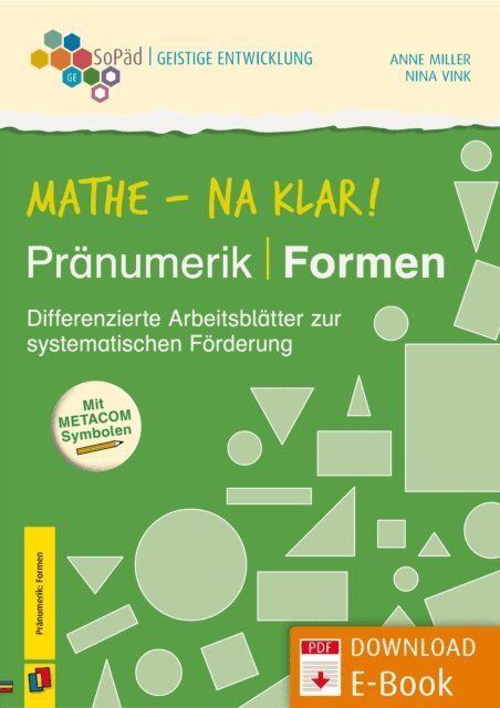 Nina Vink, Anne Miller - Mathe - na klar! Pranumerik: Formen, E-bok