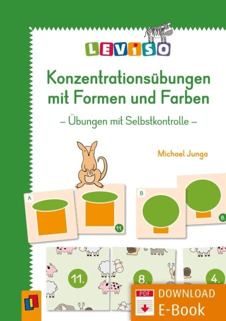 Michael Junga - Konzentrationsübungen mit Formen und Farben, E-bok