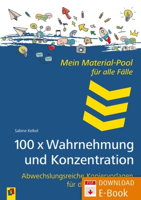 Sabine Kelkel - 100 x Wahrnehmung und Konzentration, E-bok