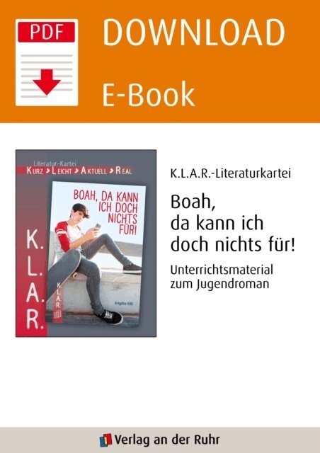 Redaktionsteam Verlag an der Ruhr - Boah, da kann ich doch nichts fur!, E-bok