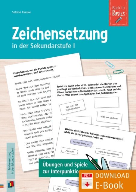 Sabine Hauke - Zeichensetzung in der Sekundarstufe I, E-bok