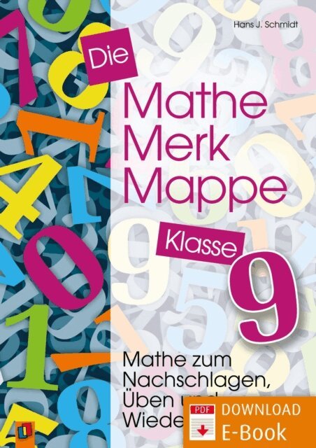 Hans J. Schmidt - Die Mathe-Merk-Mappe Klasse 9, E-bok