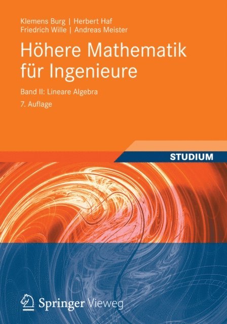 Andreas Meister, Friedrich Wille, Herbert Haf, Klemens Burg - Höhere Mathematik für Ingenieure Band II, E-bok