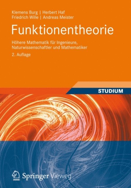 Andreas Meister, Friedrich Wille, Herbert Haf, Klemens Burg - Funktionentheorie, E-bok