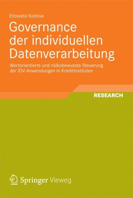 Elizaveta Kozlova - Governance der individuellen Datenverarbeitung, E-bok
