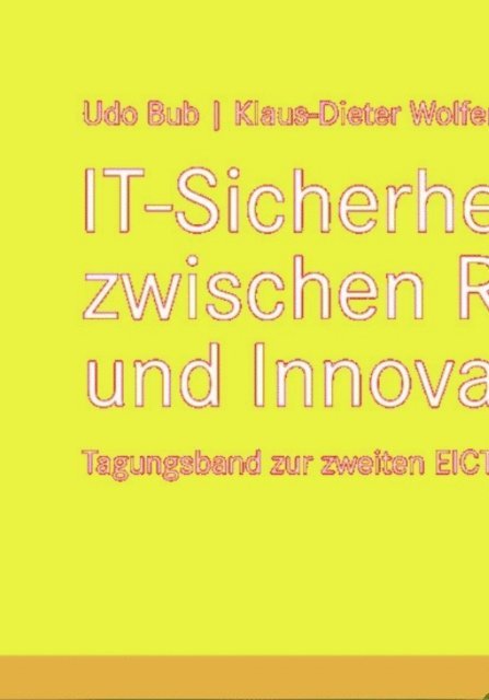 Klaus-Dieter Wolfenstetter, Udo Bub - IT-Sicherheit zwischen Regulierung und Innovation, E-bok