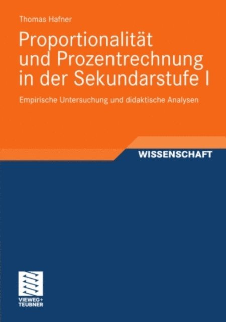 Thomas Hafner - Proportionalität und Prozentrechnung in der Sekundarstufe I, E-bok
