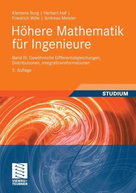 Andreas Meister, Friedrich Wille, Herbert Haf, Klemens Burg - Höhere Mathematik für Ingenieure Band III, E-bok