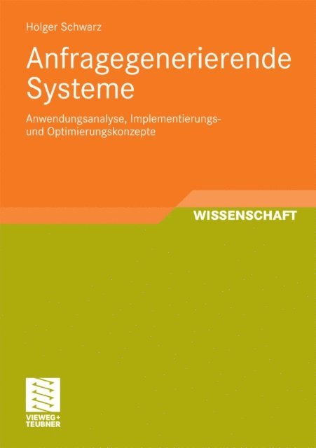 Holger Schwarz - Anfragegenerierende Systeme, E-bok