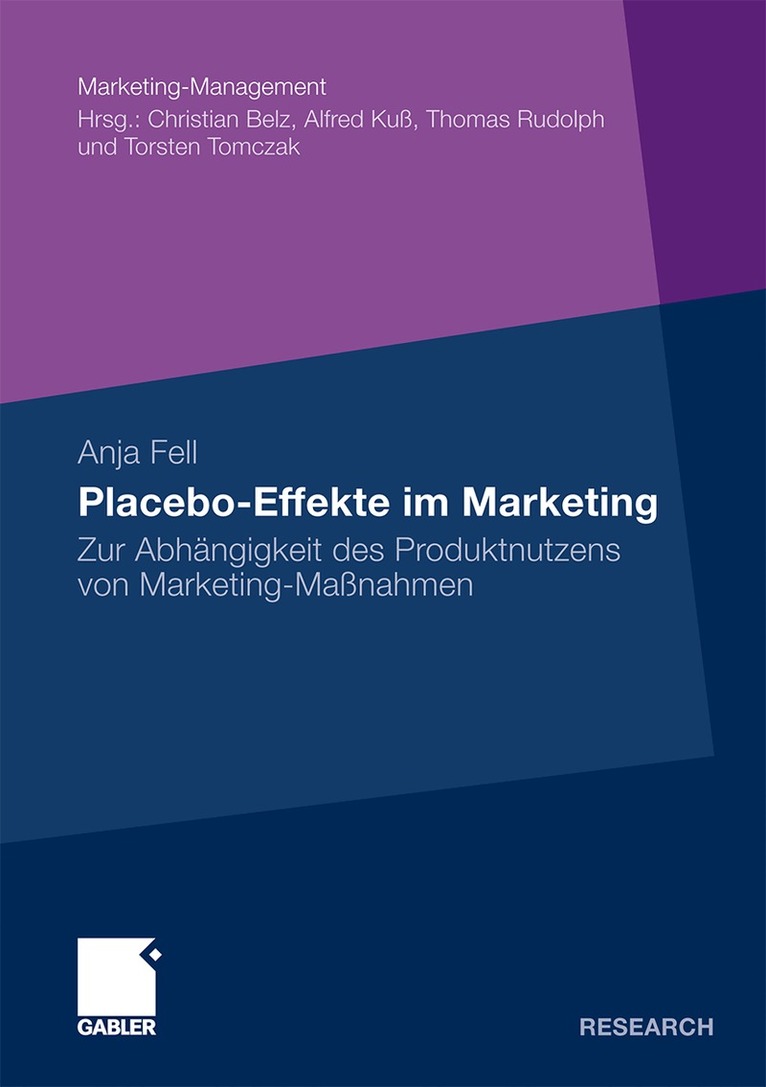 Anja Fell - Placebo-Effekte im Marketing, Häftad