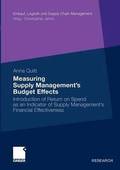 Measuring Supply Managements Budget Effects