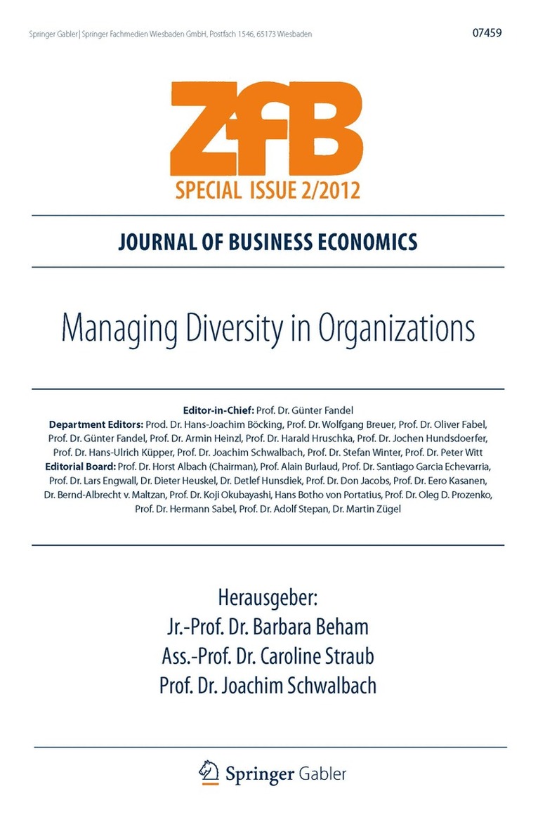 Barbara Beham, Caroline Straub, Joachim Schwalbach - Managing Diversity in Organizations, Häftad