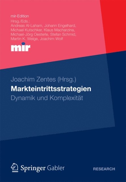 Joachim Zentes - Markteintrittsstrategien, E-bok