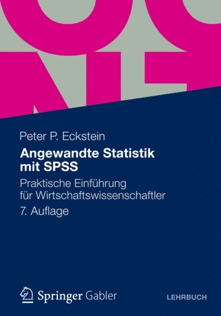 Peter P. Eckstein - Angewandte Statistik mit SPSS, E-bok