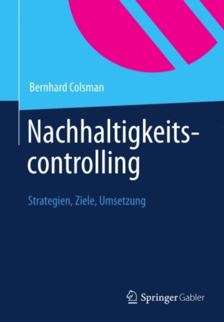 Bernhard Colsman - Nachhaltigkeitscontrolling, E-bok