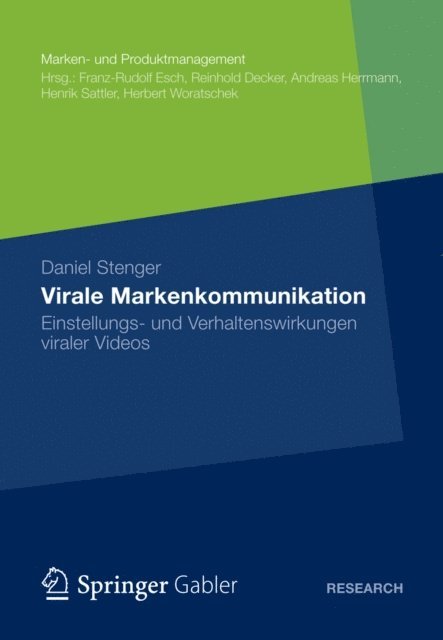 Daniel Stenger - Virale Markenkommunikation, E-bok